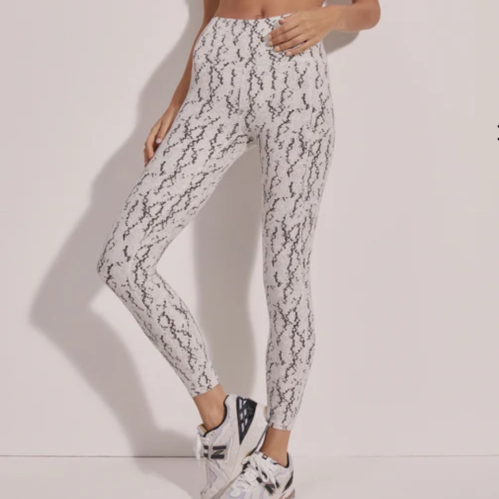 Nwot Varley Move High Rise Legging In Snakeskin Print Size Xs
